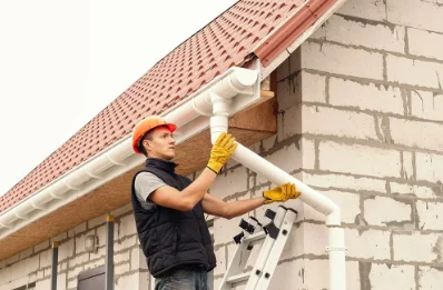 Pose et remplacement de gouttières à Ohis